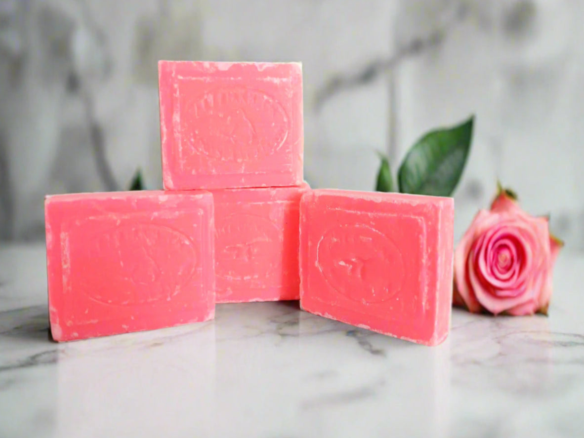 Rosy Luxe: Handmade Rose-Infused Soaps for a Touch of Elegance
