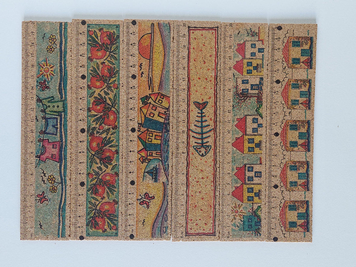 Eco-Friendly 20cm Cork Ruler