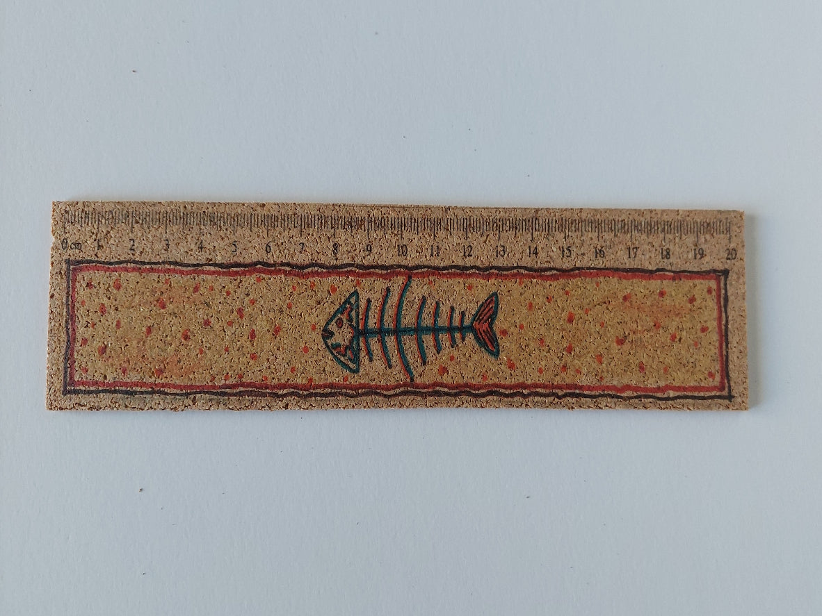 Eco-Friendly 20cm Cork Ruler