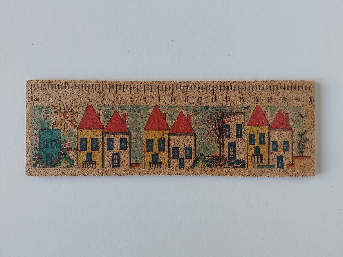 Eco-Friendly 20cm Cork Ruler