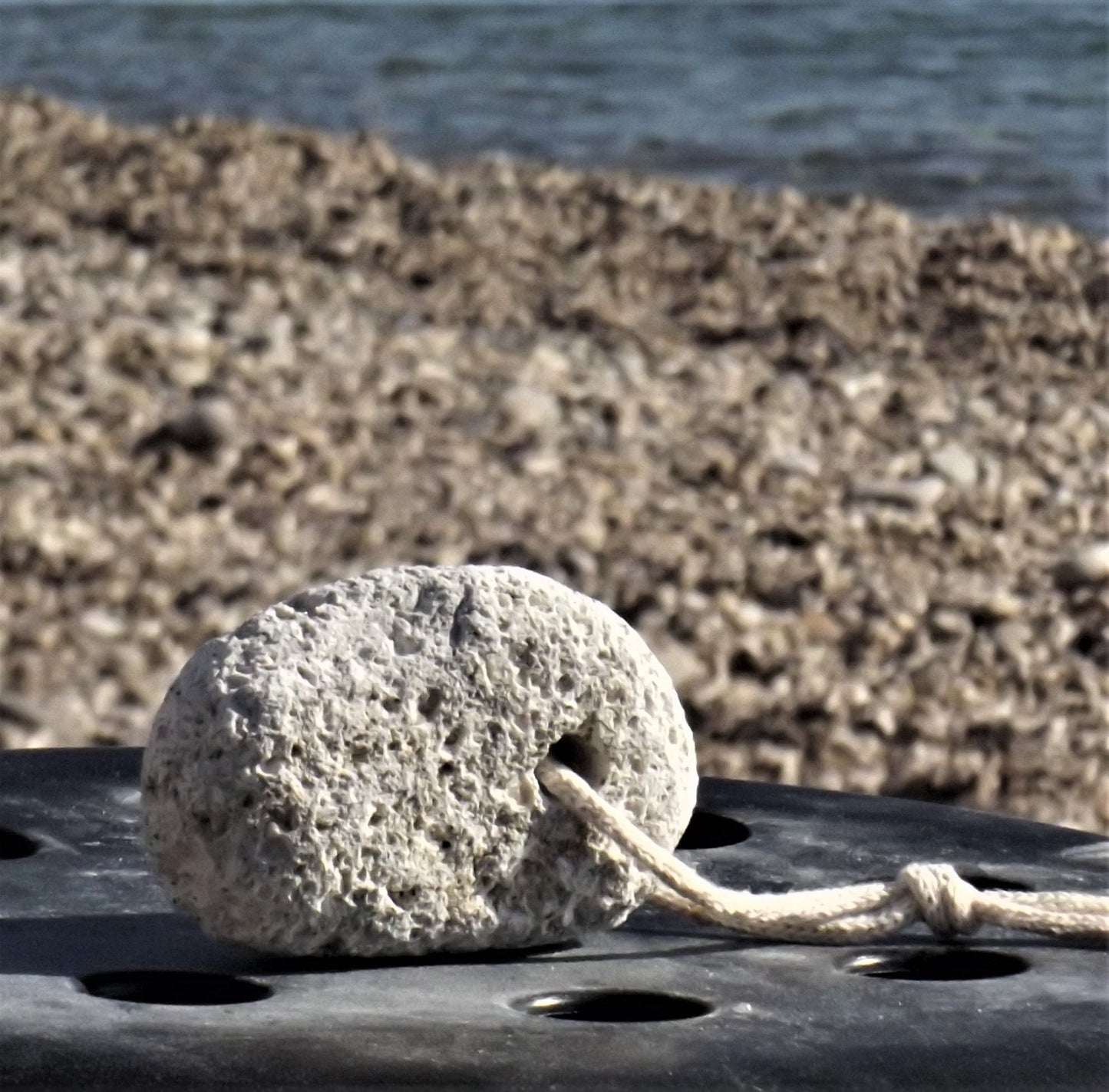 natural pumice stone with rope