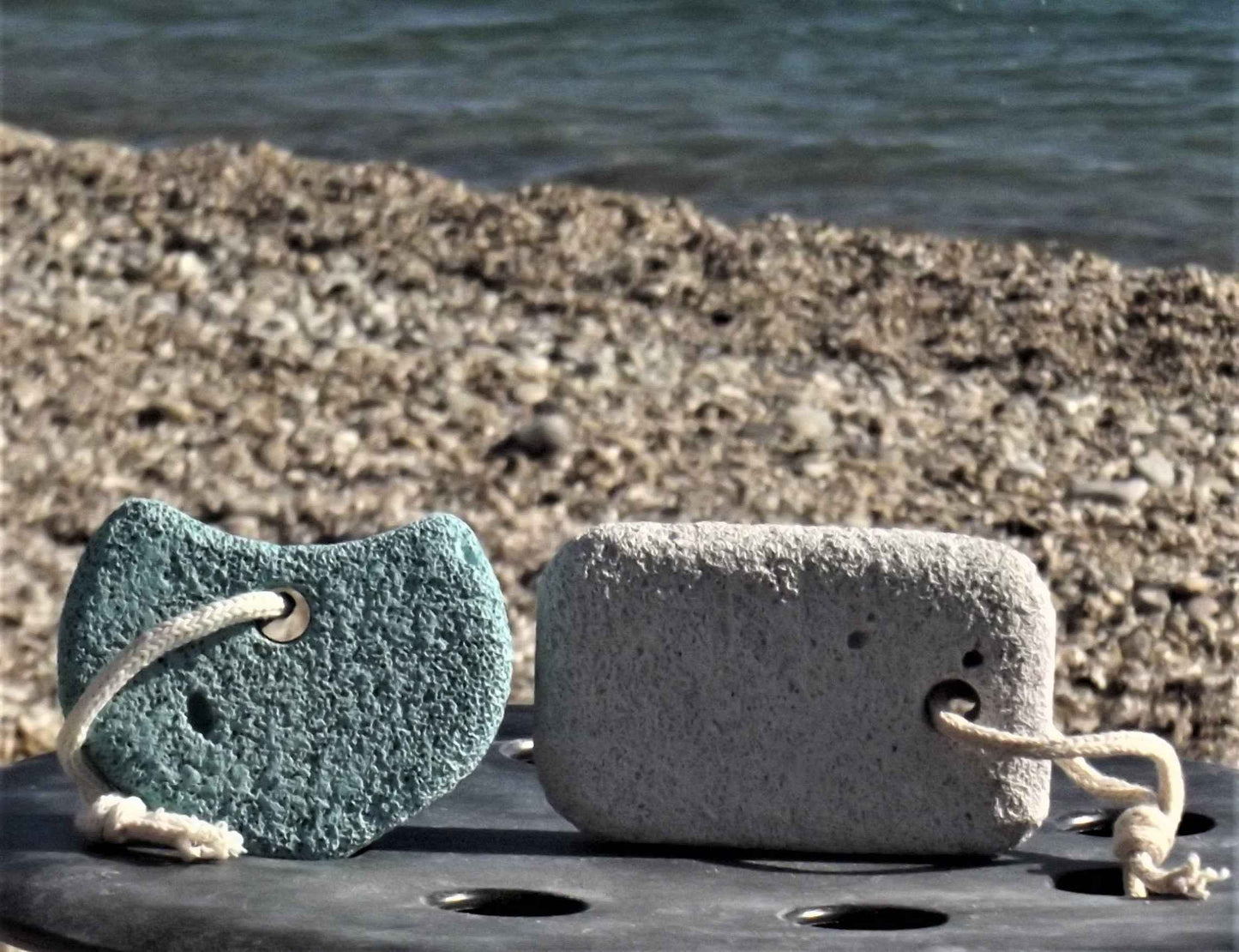 Natural Pumice Stone with Rope – Greek Sea Exfoliation Stone