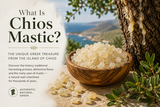 Chios Mastic resin harvested from mastic trees on the Greek island of Chios
