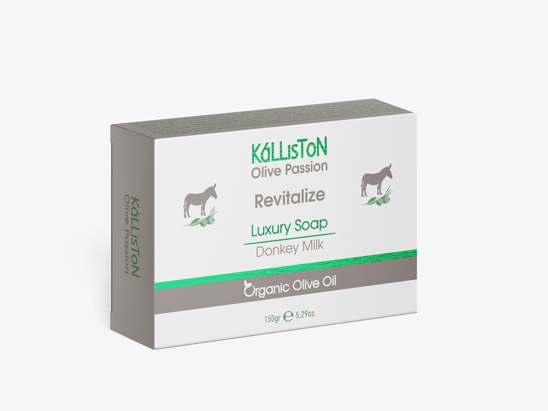 luxury donkey milk and organic olive oil body soap 150g