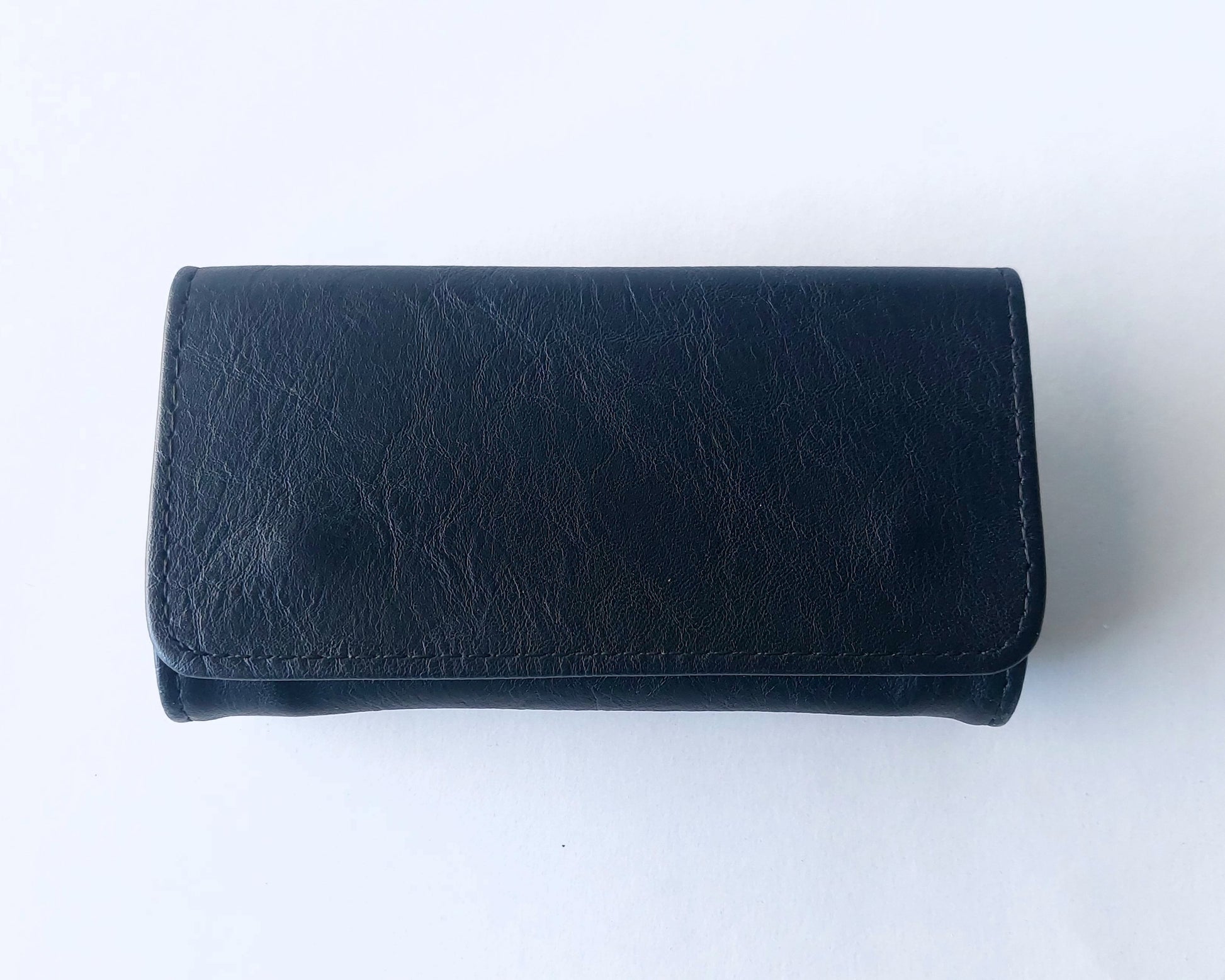 Handmade Tobacco Pouch with Latex Lining – Vegan Leather – Durable & Stylish – Black / Grey / Olive - GreekproducTreasures