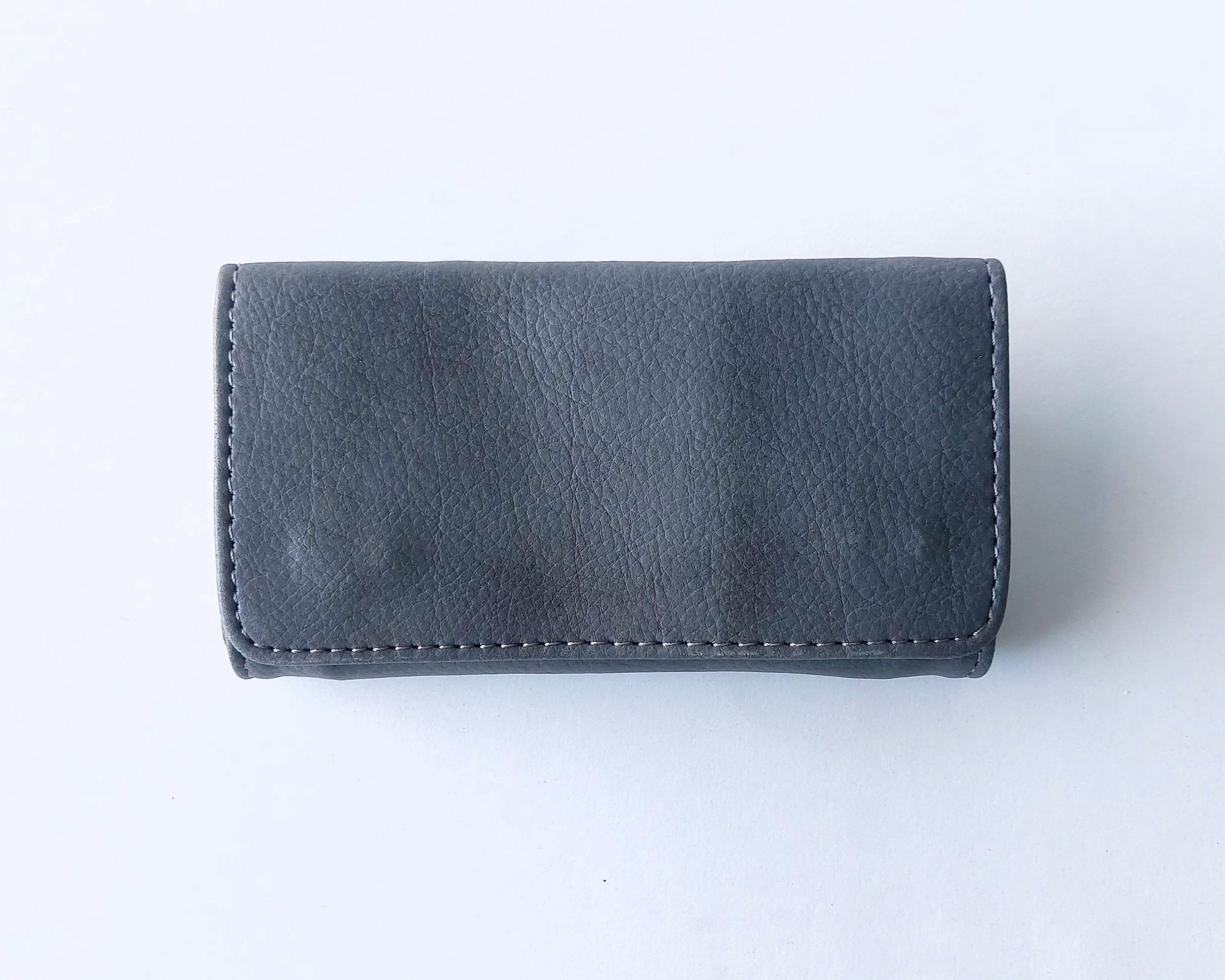 Handmade Tobacco Pouch with Latex Lining – Vegan Leather – Durable & Stylish – Black / Grey / Olive - GreekproducTreasures