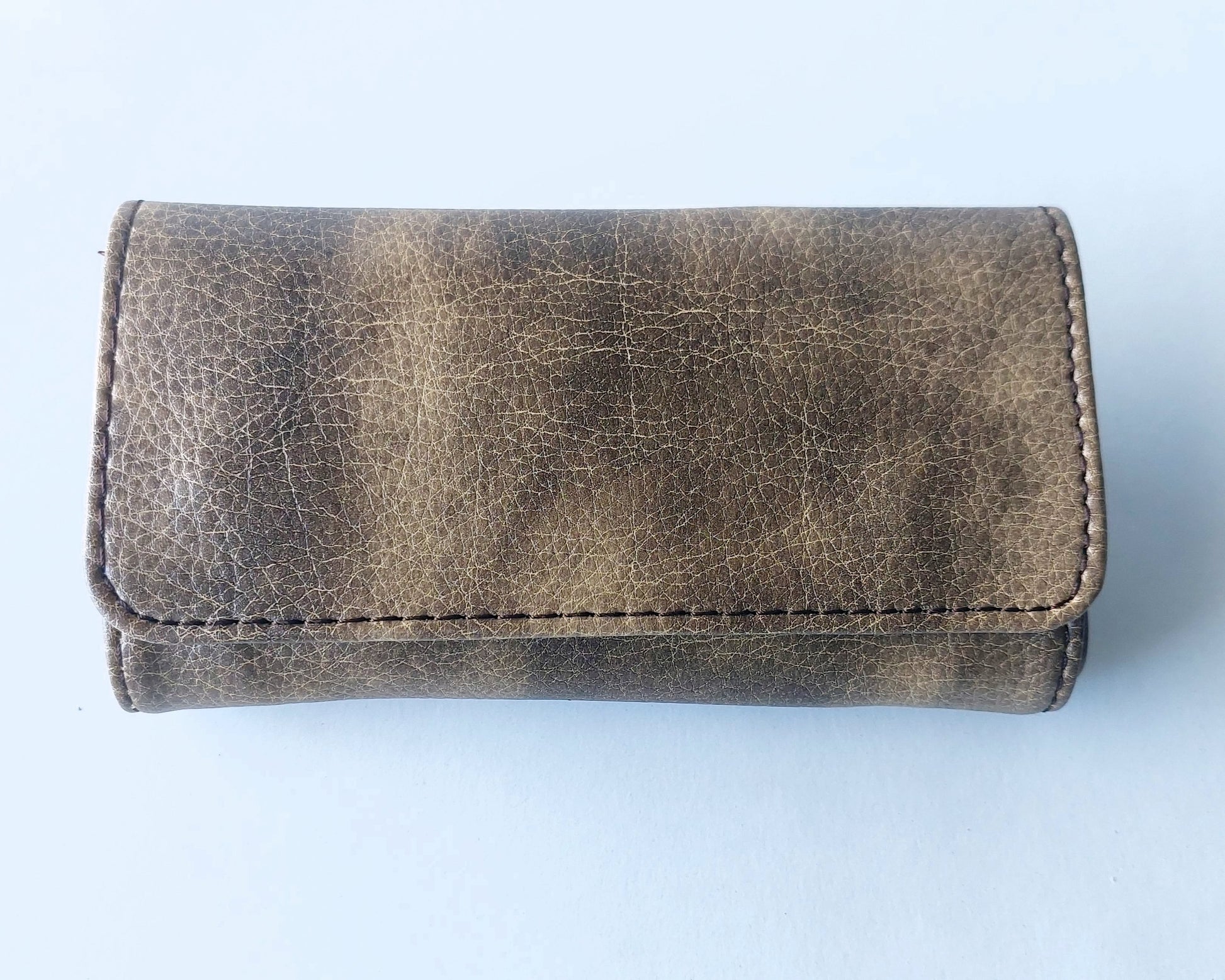 Handmade Tobacco Pouch with Latex Lining – Vegan Leather – Durable & Stylish – Black / Grey / Olive - GreekproducTreasures